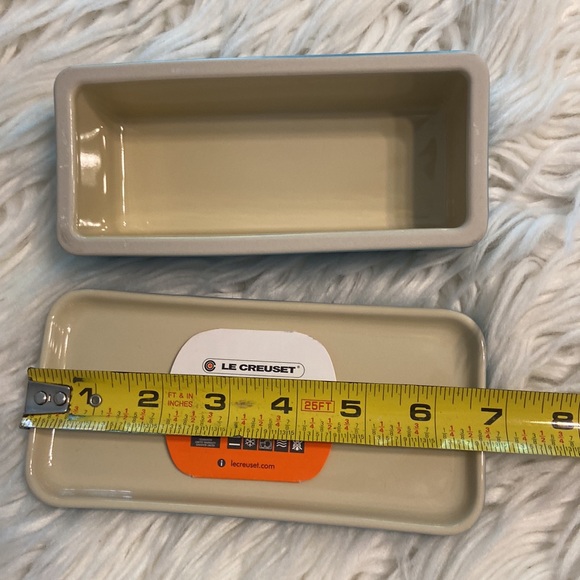 Le Creuset Butter Dish brand new color light blue see all photos - Picture 3 of 8